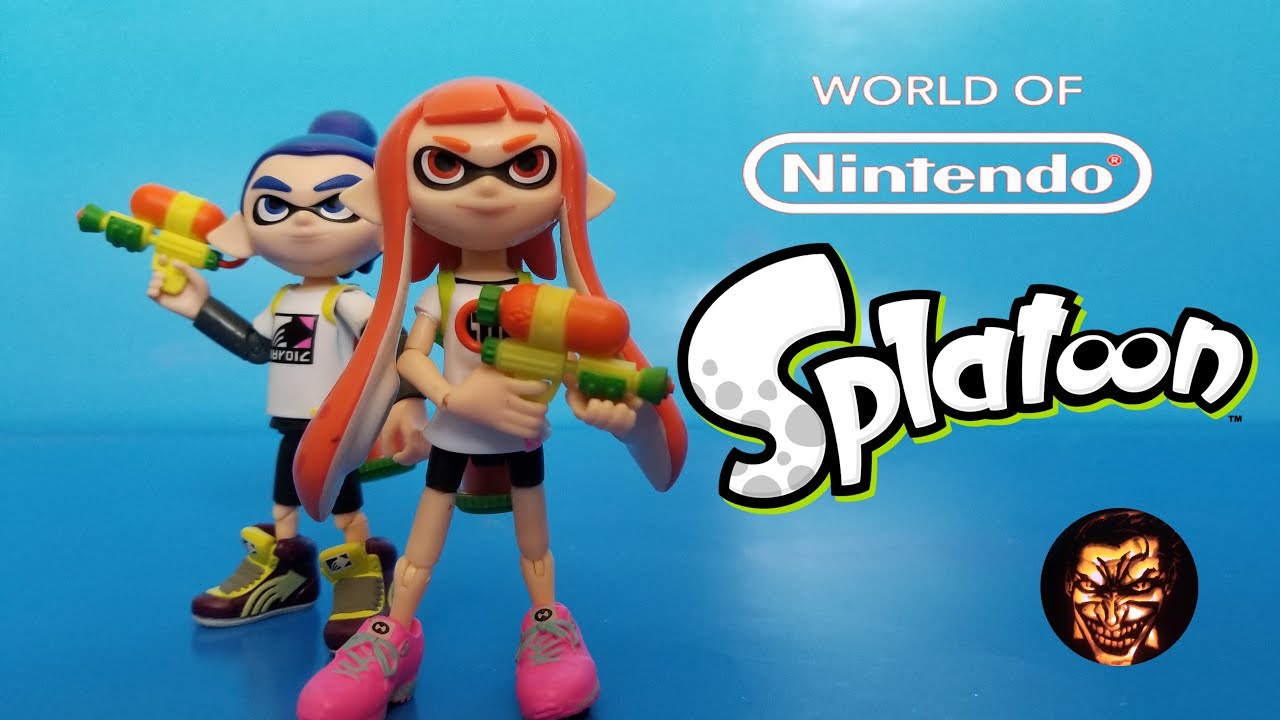 Splatoon Inkling Boy & Girl World of Nintendo figures review