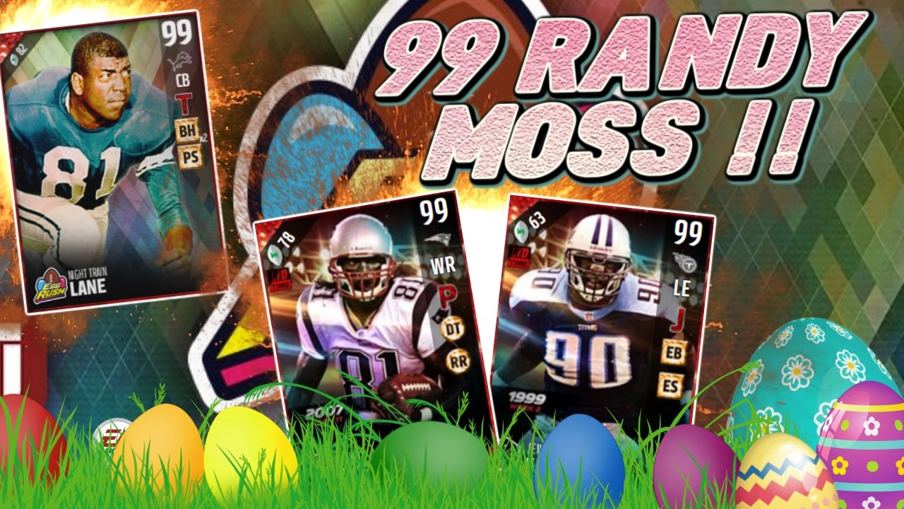 Madden 17: 99 ULTIMATE LEGEND RANDY MOSS! | INSANE 99 PULL! | ELITE EASTER EGG PULLS!