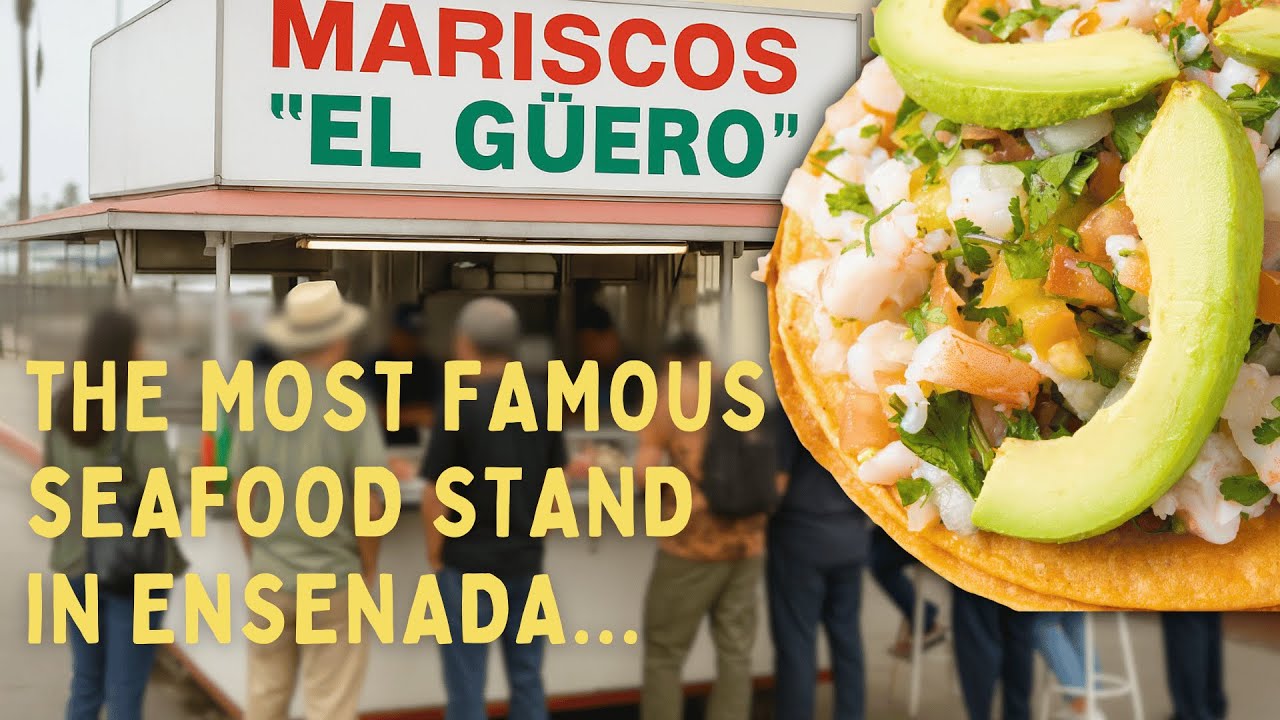 I Finally Tried the Most Famous Seafood Stand in Ensenada… And WOW! 😳 | El Güero by the Malecón