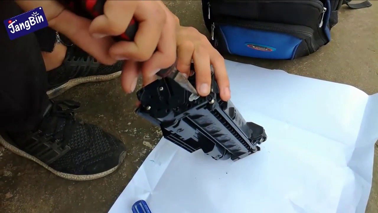 Canon LBP 252DW   How to maintenance and dump ink cartridge printing