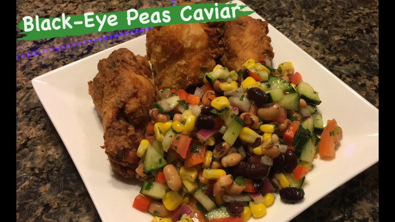 How to Make: Black Eye Peas Caviar