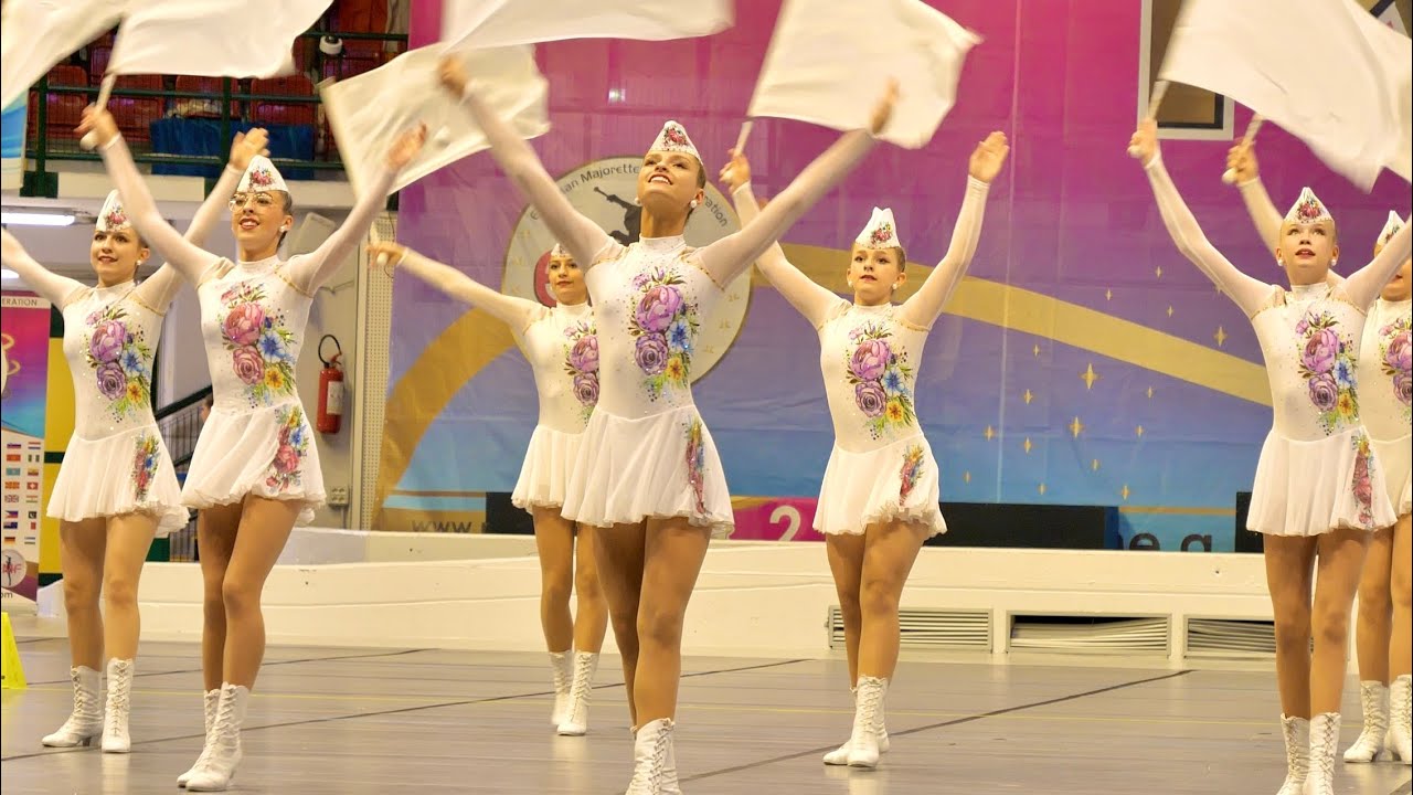 *MIRAŻ Wronki* -flag  -XX European Majorette Championship MWF Monza 2025
