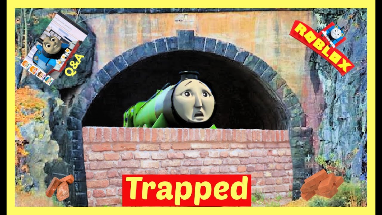Thomas and Friends Henry gets trapped | Toy Trains Crashing into Each Other