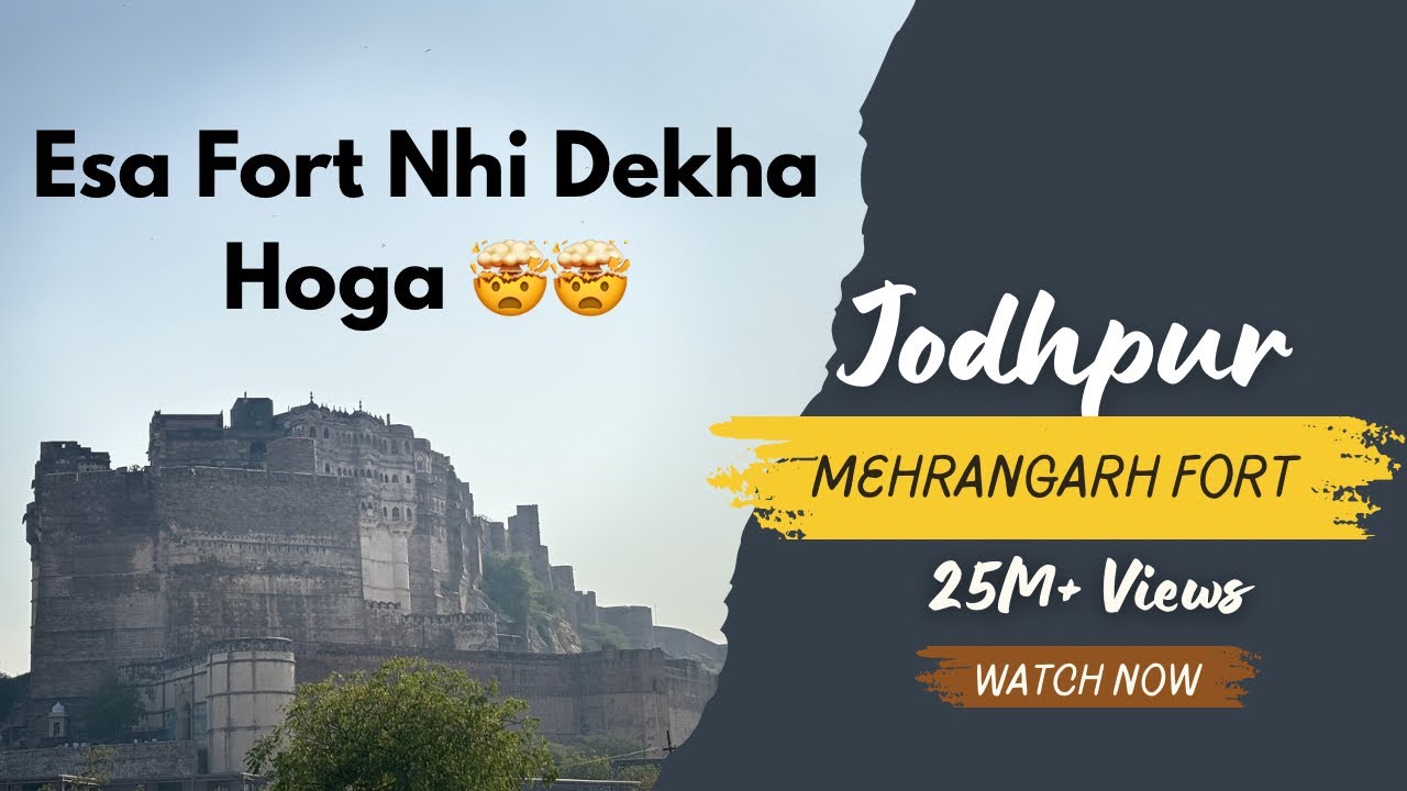 Mehrangarh Fort - Exclusively Jodhpur Esa Fort Pehle Kabhi Nhi Dekha Hoga 🤯🤯 #tour #vacation #india 