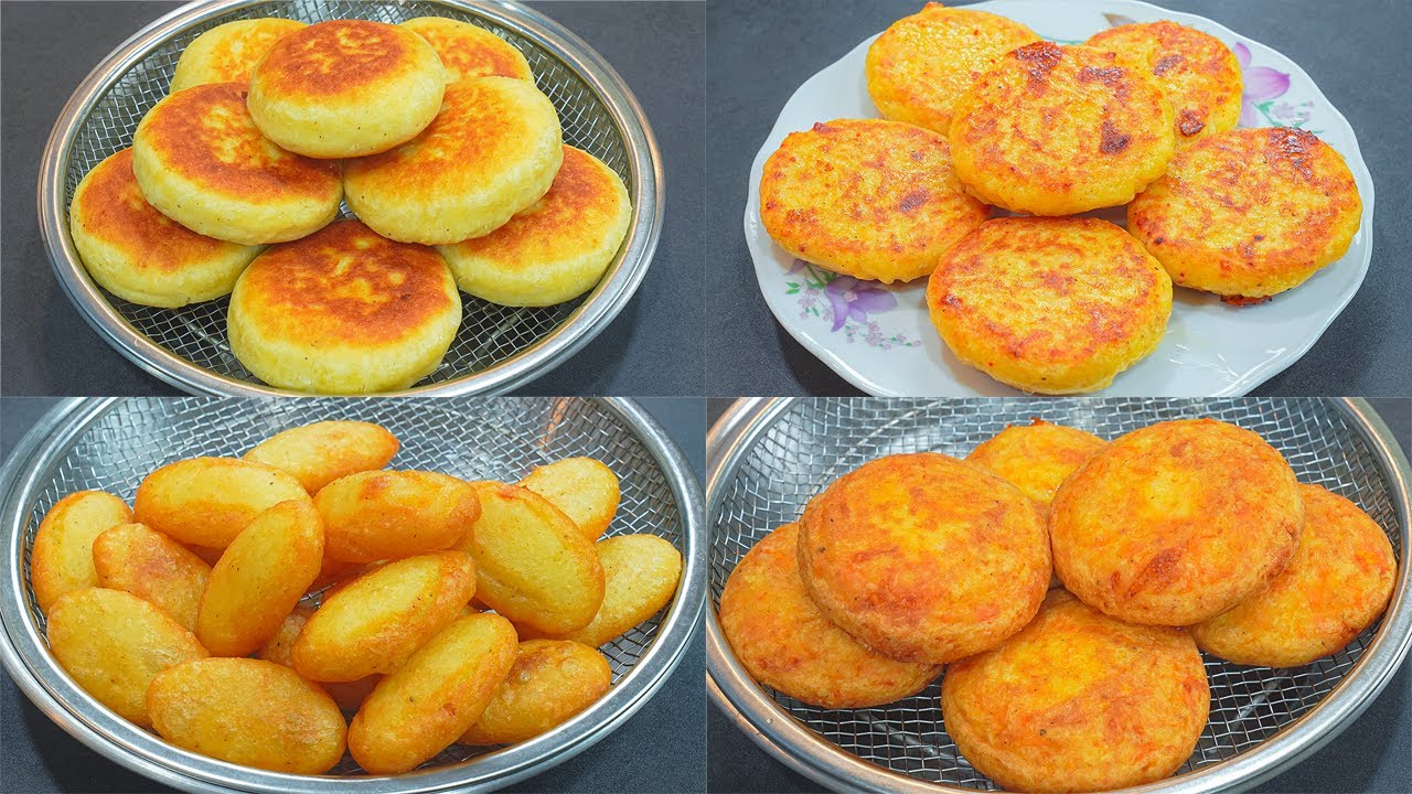 If you have POTATOES and EGGS at home, try this 4 Amazing Potato recipes! Simple and super delicious