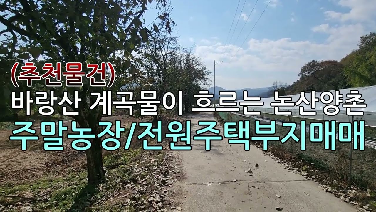 (추천물건)바랑산아래계곡물이흐르는논산토지매매/계곡물옆논산양촌토지매매/논산양촌전원주택부지매매/충남논산의양촌I/C 20분거리전답매매/논산토지매매/논산양촌토지매매/논산주말농장부지매매