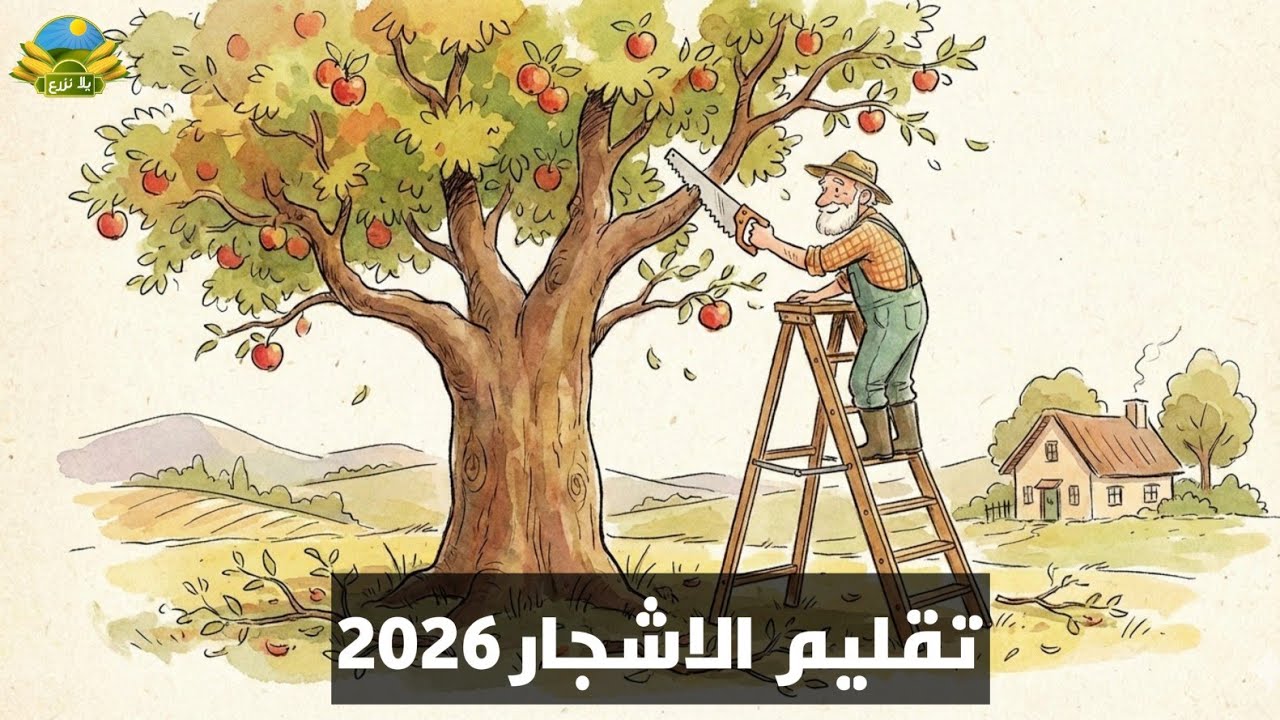 تقليم الاشجار في شهر  يناير  2026
