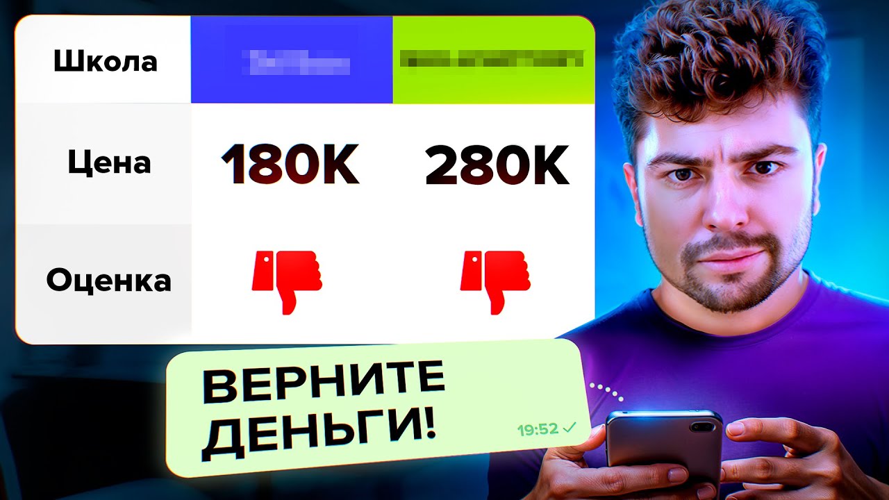 Купил Курсы в популярных Айти Школах за 40к, 150к и 300к