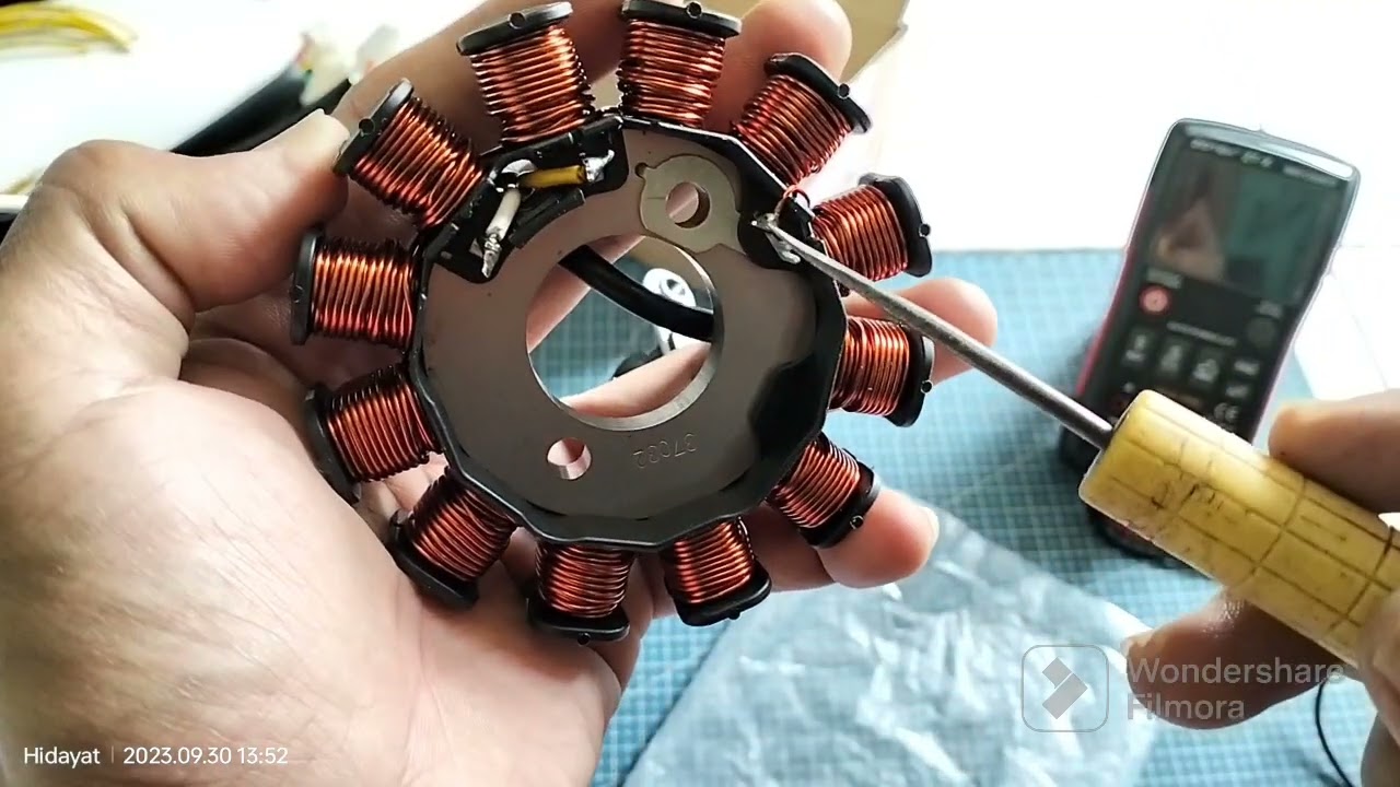 Cara merubah Spull atau stator comp Honda beat / Scoopy karburator