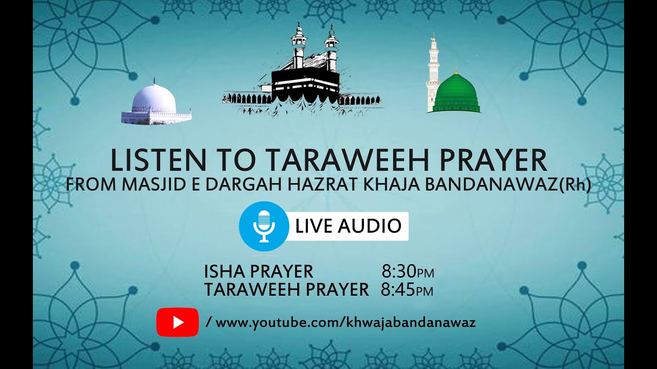 Taraweeh Day 9 | Live From Masjid Dargah Hazrath Khaja Bandanawaz | 26 February 2026
