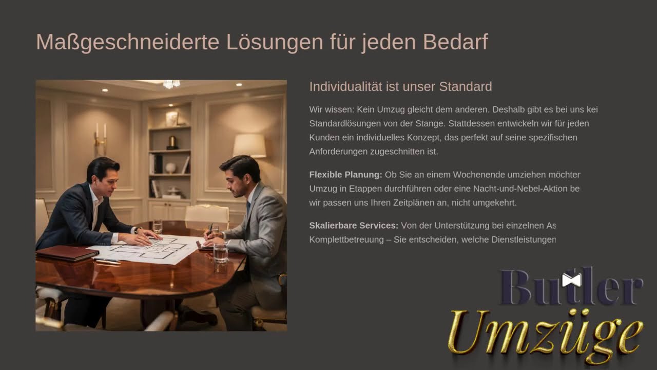 Professionelle Geschäfts-  und Büroumzugsdienst ➡️ Butler Umzüge GmbH✅