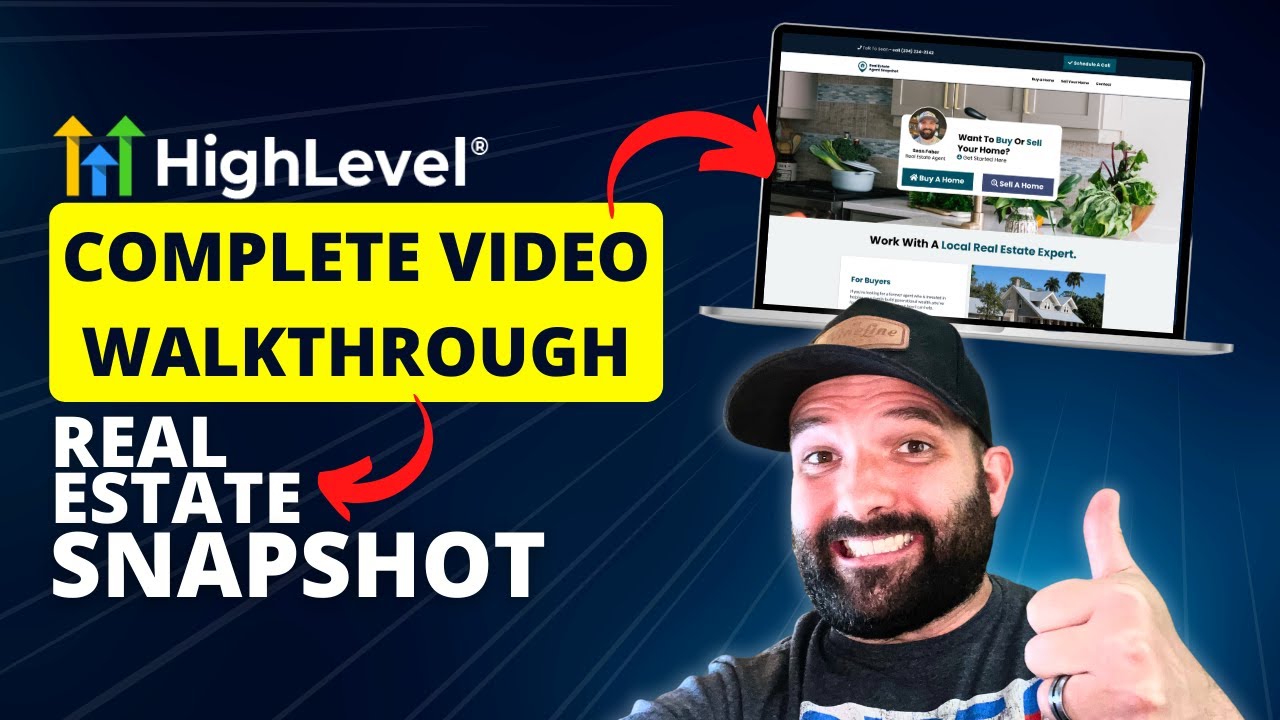 GoHighLevel Snapshots: 🏡 Real Estate Snapshot (Complete Video Walkthrough)