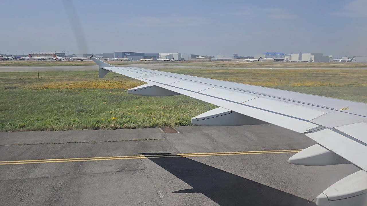 Air France A320-214 Paris CDG - Toulouse | Landing