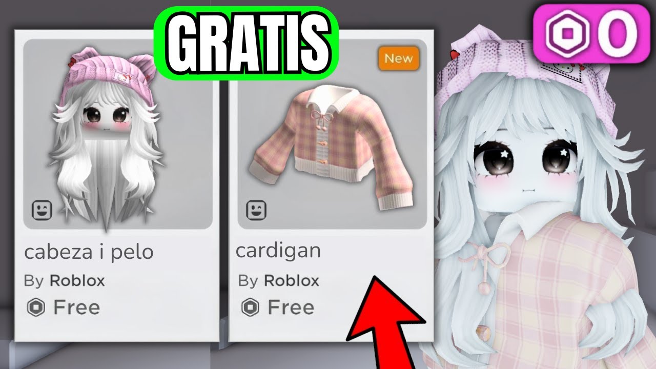 CONSIGUE PELO, CARA Y ROPA GRATIS EN ROBLOX UGC &Iacute;TEMS LIMITED en juegos