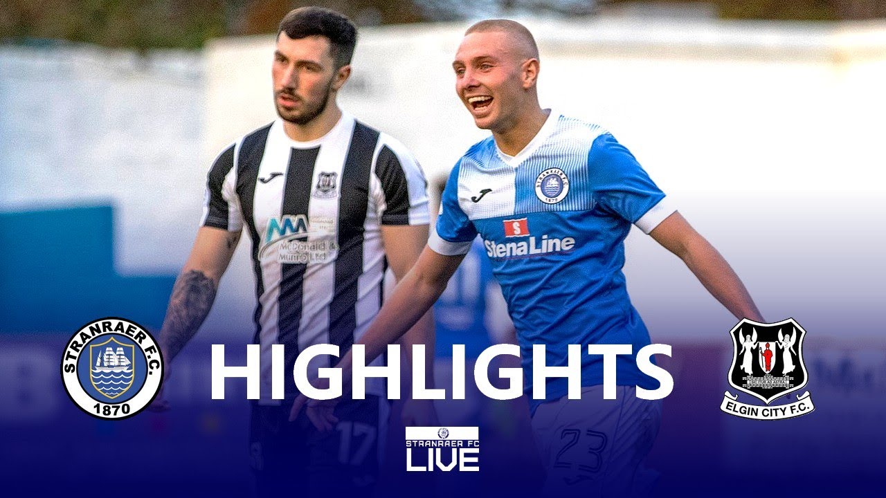 Highlights | Stranraer 3-1 Elgin City, 4 November 2023