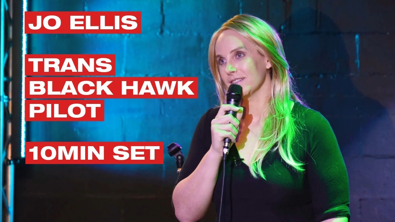 10 mins of Comedy - Trans Black Hawk Pilot Jo Ellis