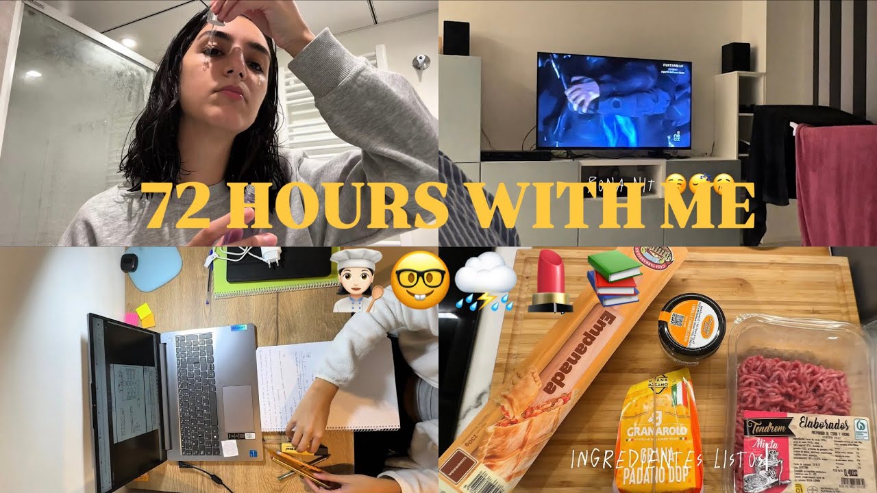 72 HOURS WITH ME vlog | studying, cooking, GRWM, uni 🌟🤓💕