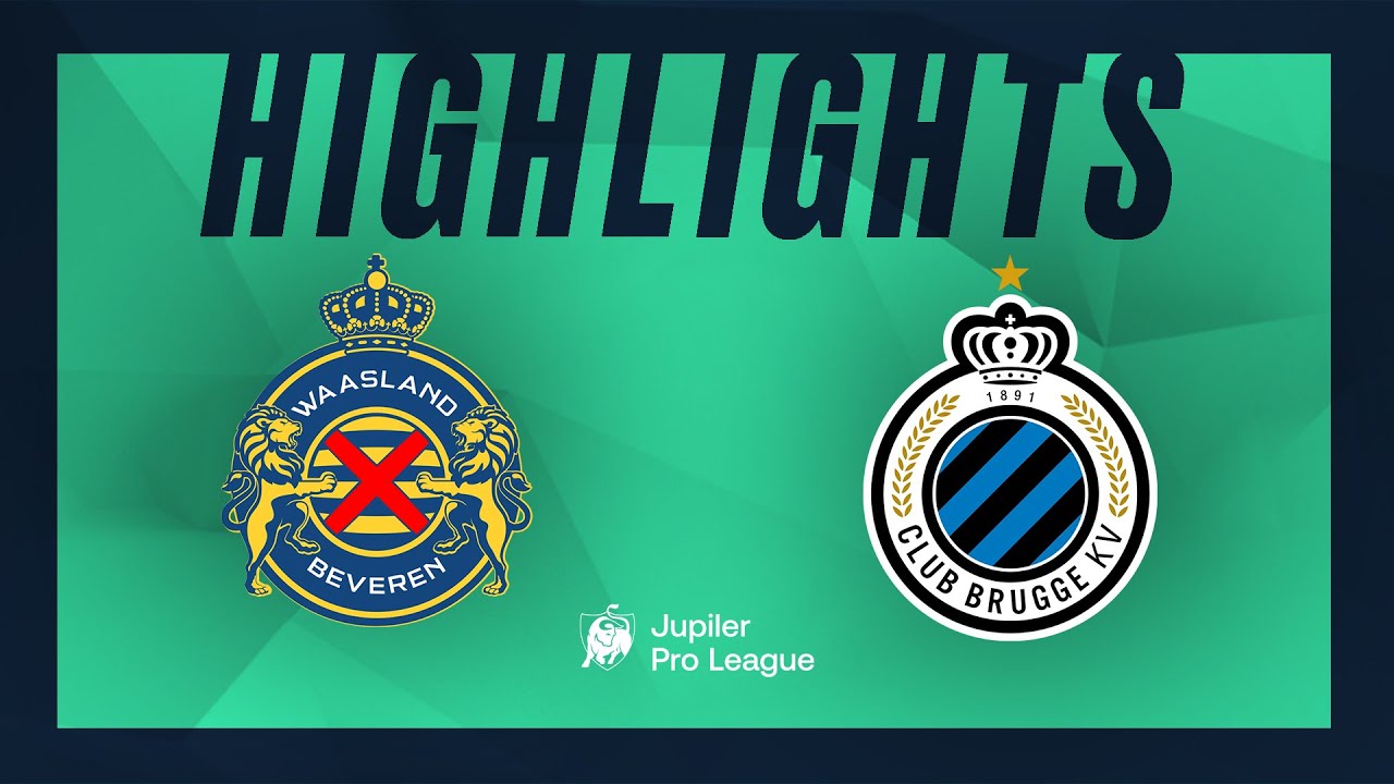 Waasland-Beveren - Club Brugge hoogtepunten