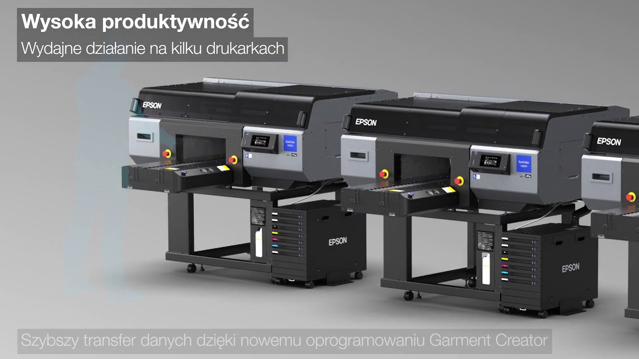 NOWOŚĆ! Epson SureColor SC F3000 - przemysłowa drukarka DTG