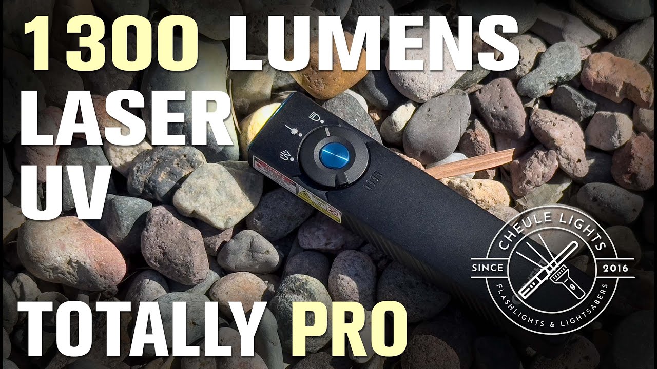 Arkfeld Pro 1300 lumens UV + Laser in One!