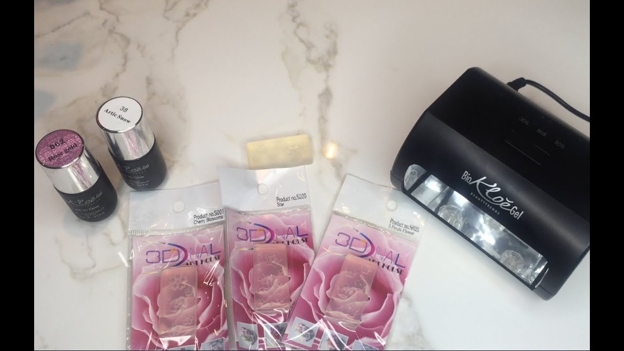 Comment utiliser les moules 3D sur les ongles (nail art tutoriel)