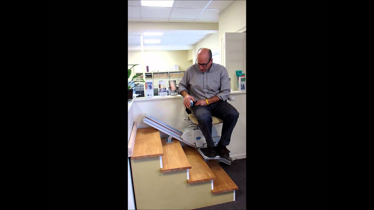 Sterling Simplicity 950 Straight Stairlift from Charron Medical Services