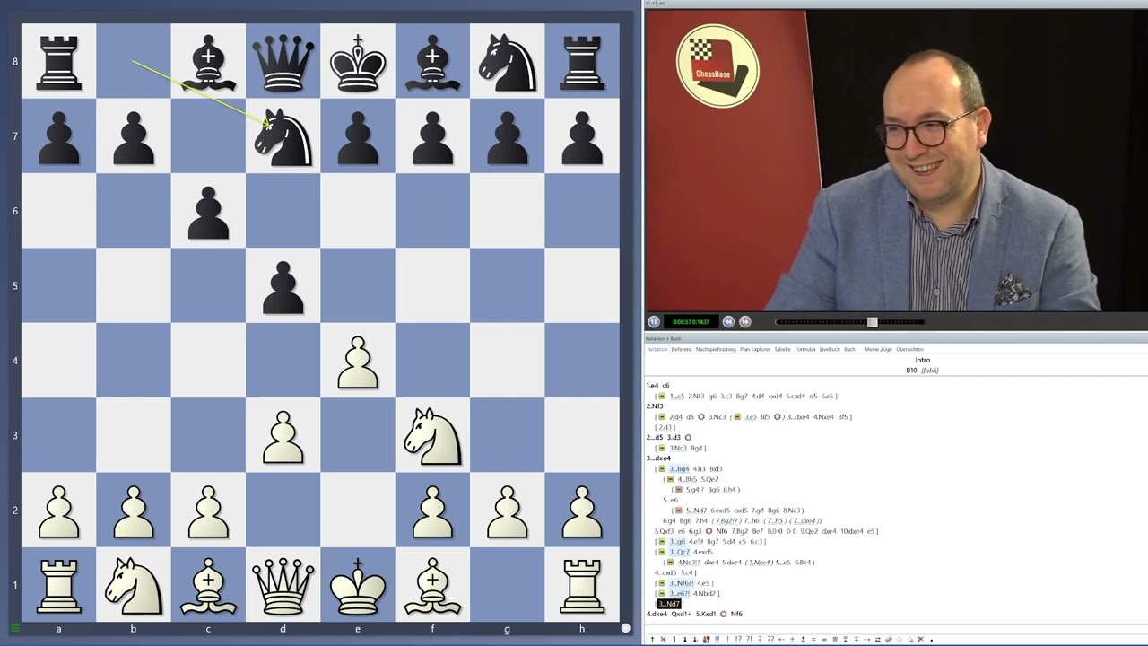 Fabien Libiszewski - The surprising 3.d3 against the Caro-Kann