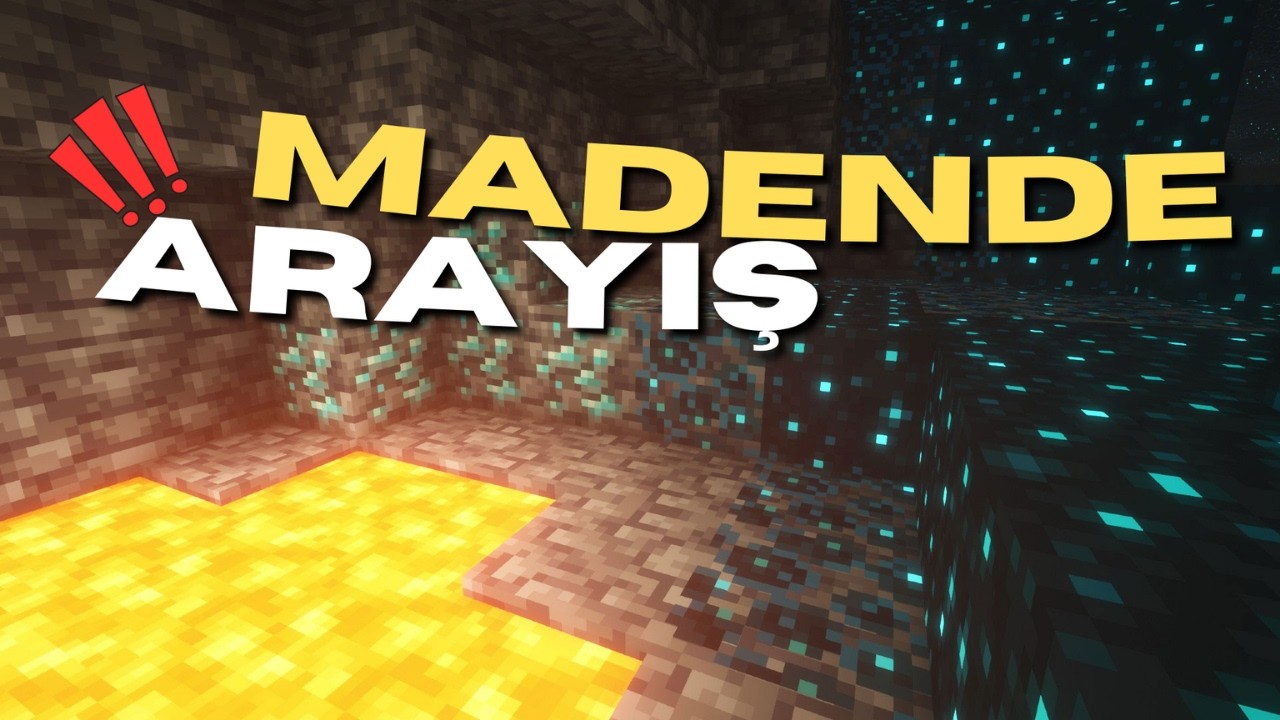 Minecraft'ta MADEN'i Deldik!