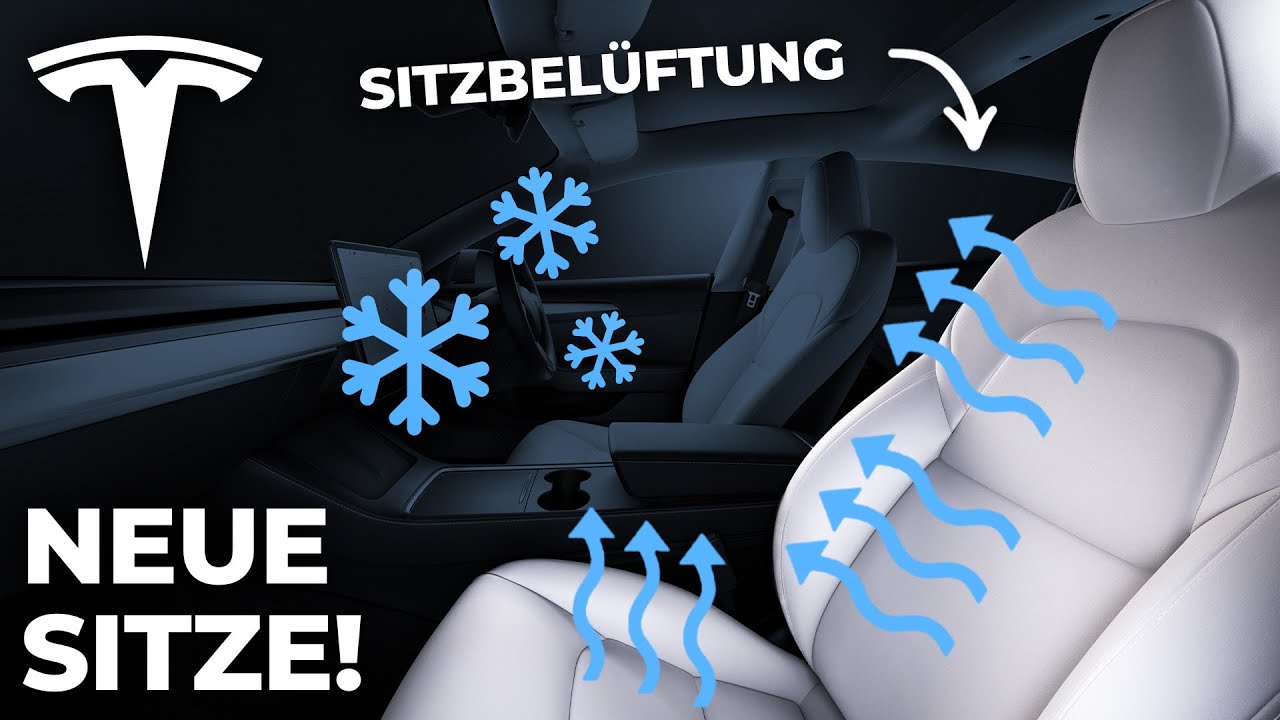 Sitzbel&uuml;ftung f&uuml;r Tesla Model 3 Refresh & Supercharger Preise fallen!