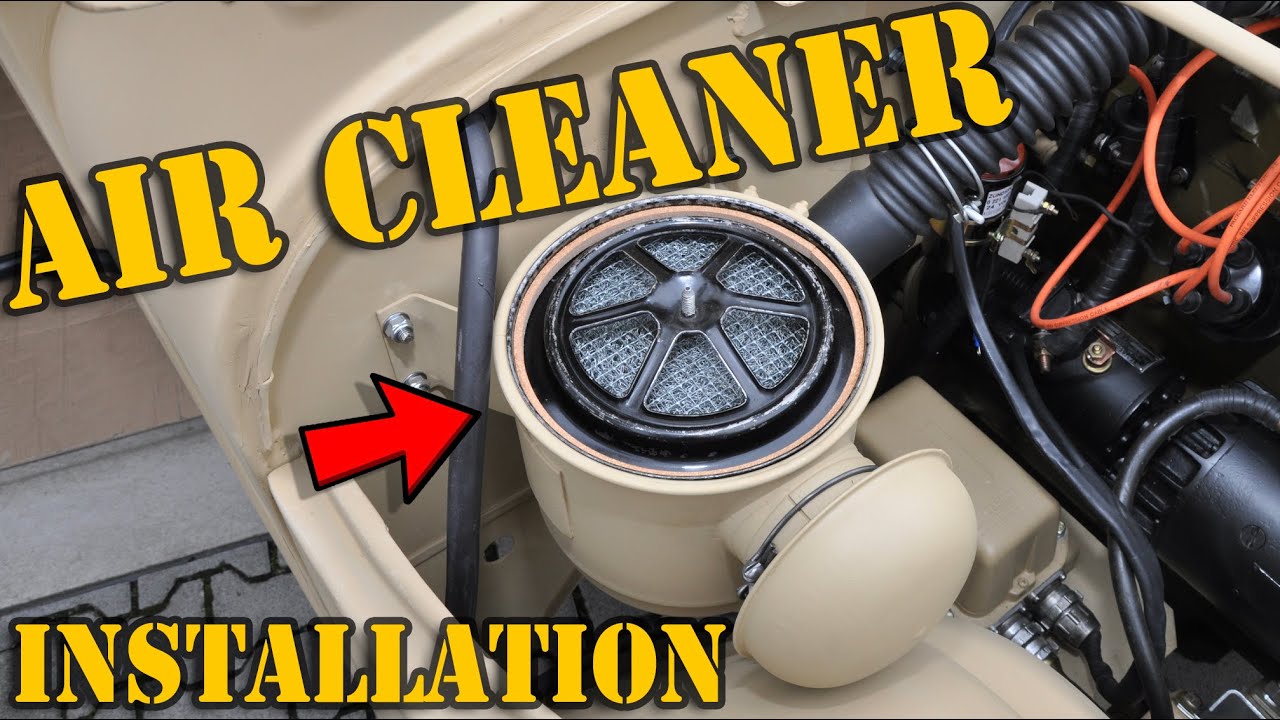 Restore your Willys Jeep | Air Cleaner installation | M38A1