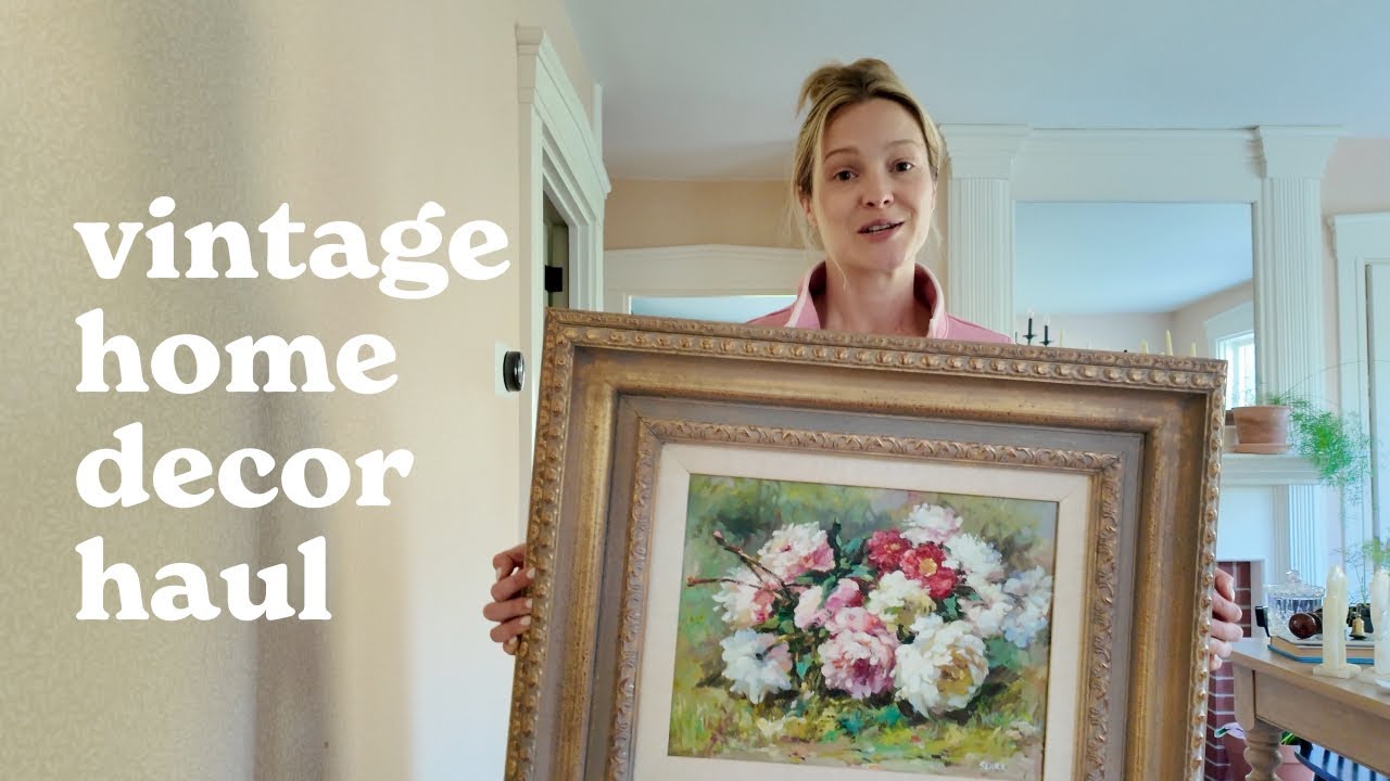 Vintage Home Decor Haul 2025 | Antique Market Finds + What I Paid