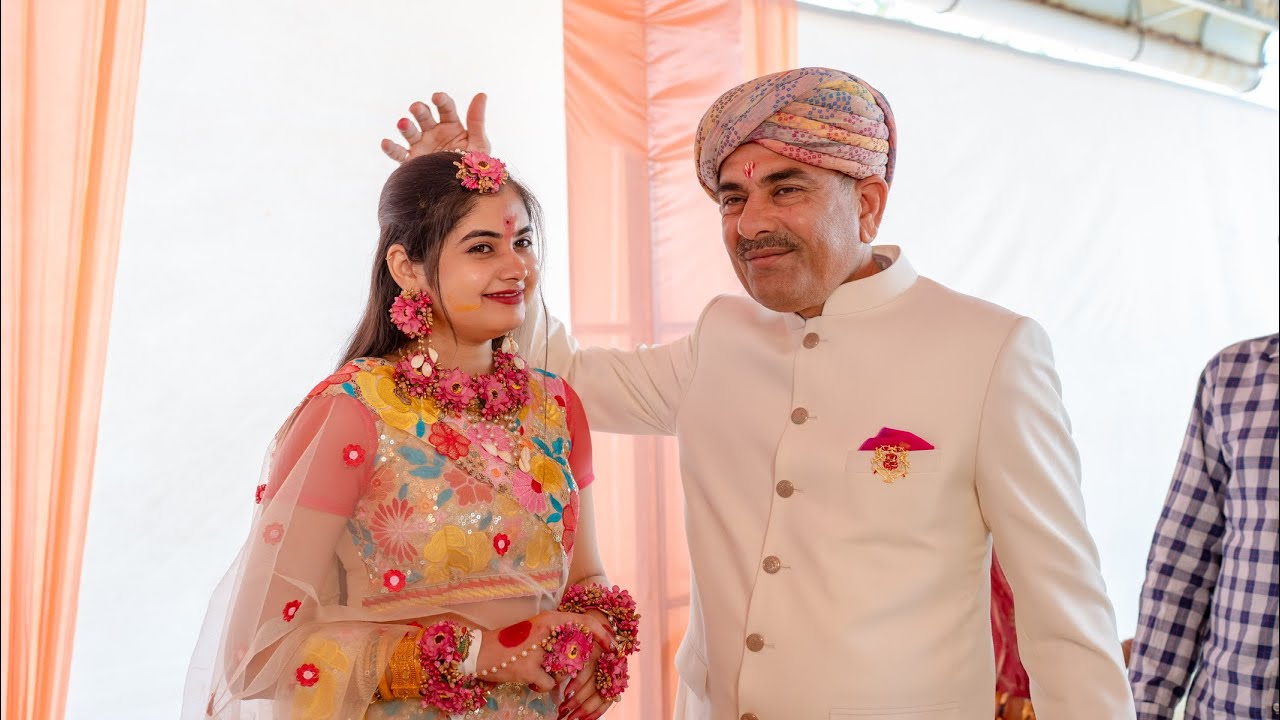 Zankhanaba Jadeja wedding i | 2025 best Haldi ceremony wedding video | rajputana wedding