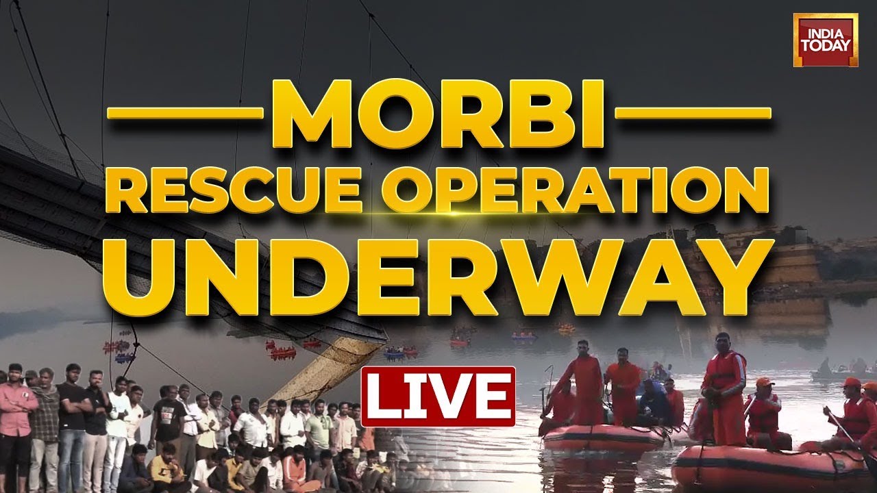 Gujarat Bridge Collapse LIVE | Rescue Operation Underway In Morbi | 132  Dead In Bridge Collapses