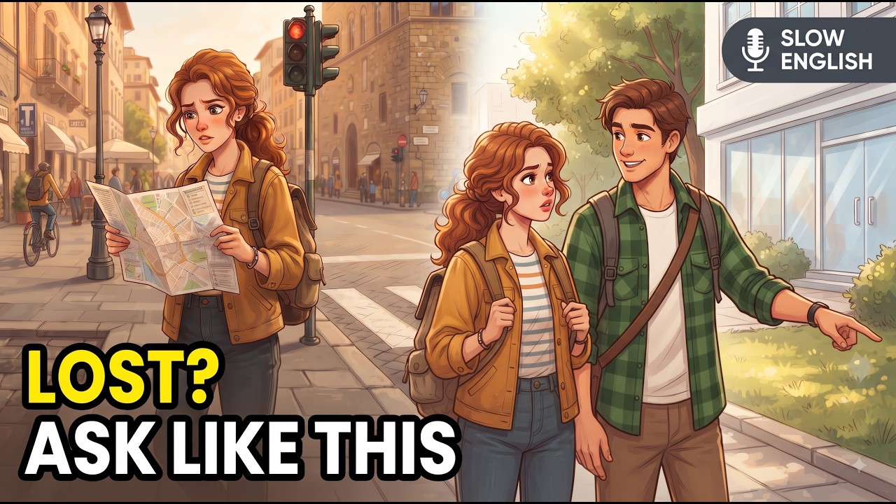 English Conversation Asking for Directions | Real Life English Speaking Practice