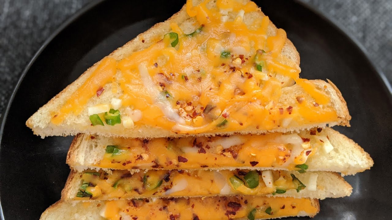 5 min Chilli Cheese Toast Recipe |  Chilli Garlic Cheese Toast recipe | Garlic cheese Toast Recipe