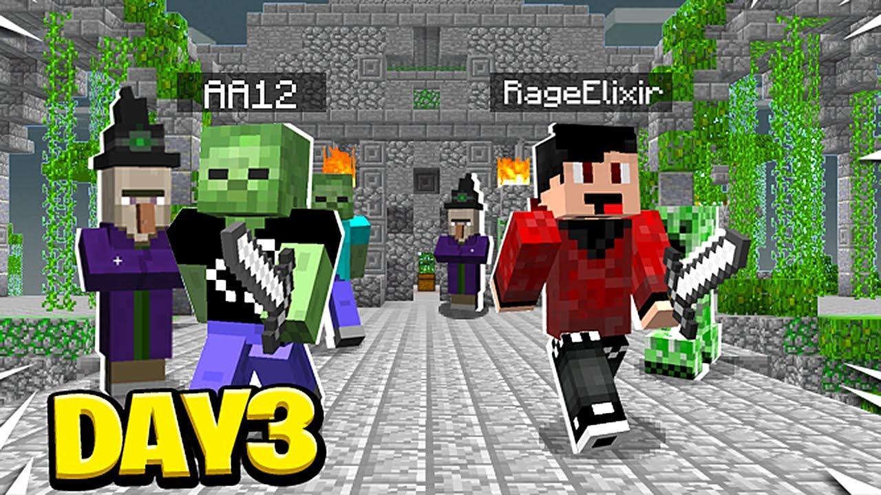 Last To Leave the Lost Temple Wins $10,000 - Minecraft