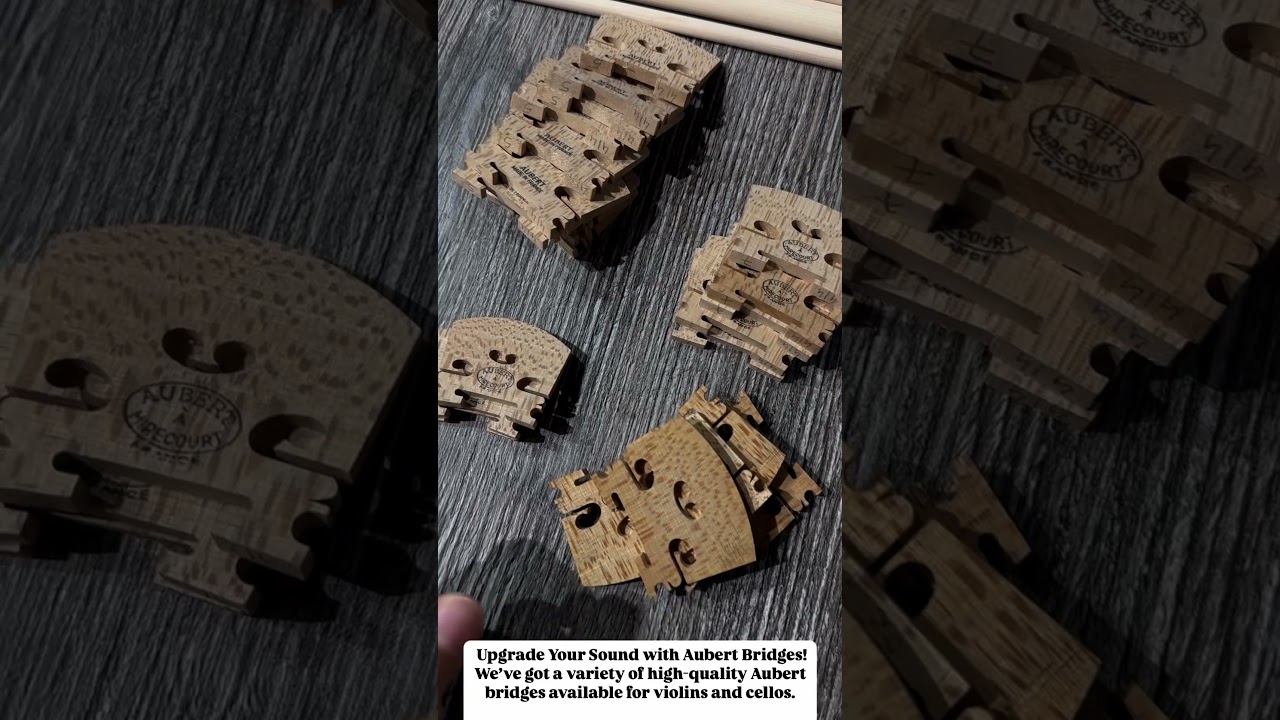 Best Violin bridges from Aubert #music #violin #live #bgm #guitar #bachbrass #cello