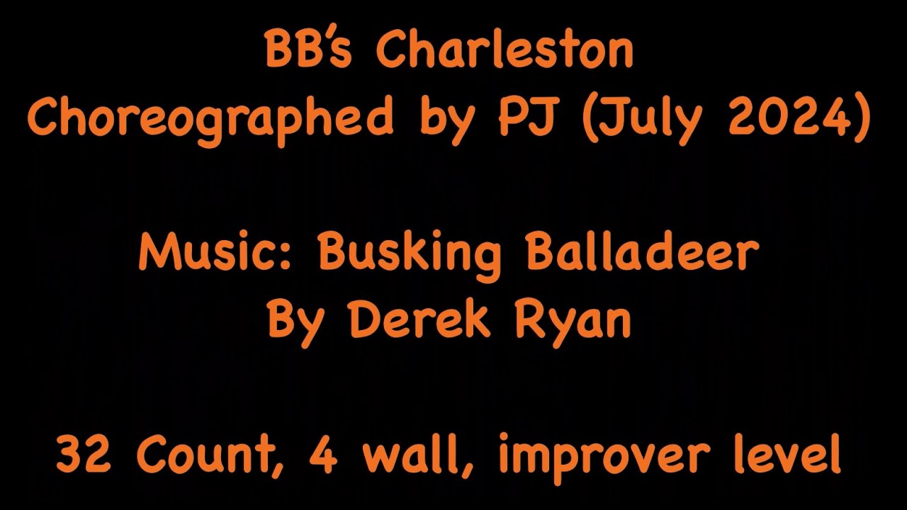 BB's Charleston line dance choreographed by PJ (July 2024)