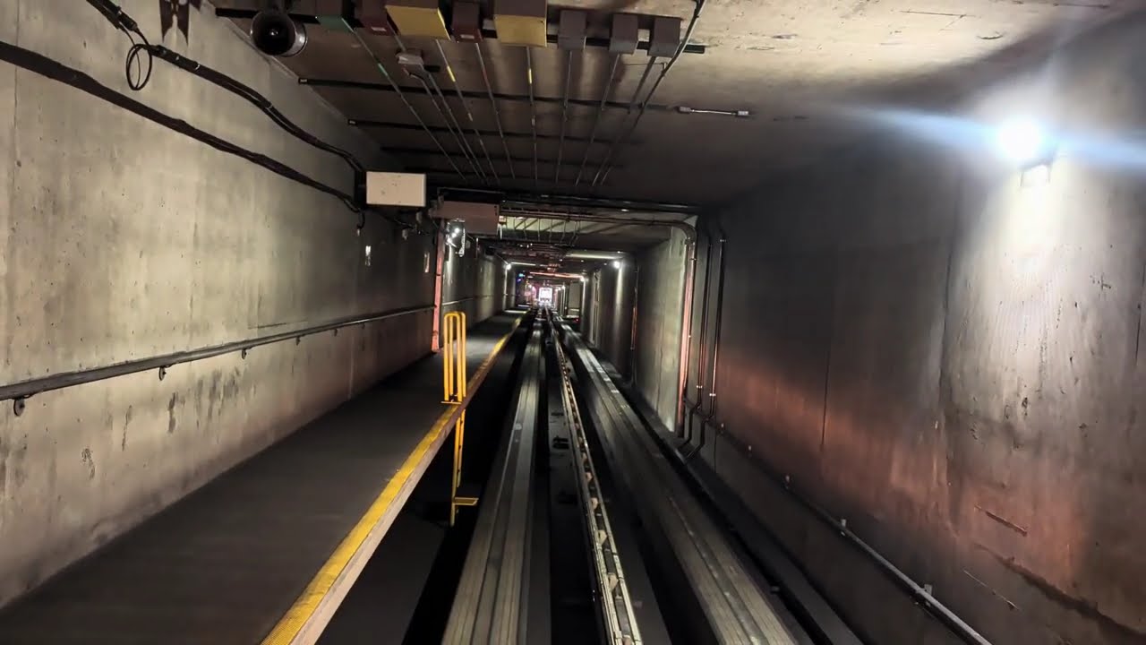 1st ever 4K DEN Airport Train video PAST C Gates! (Terminal to behind Concourse C)
