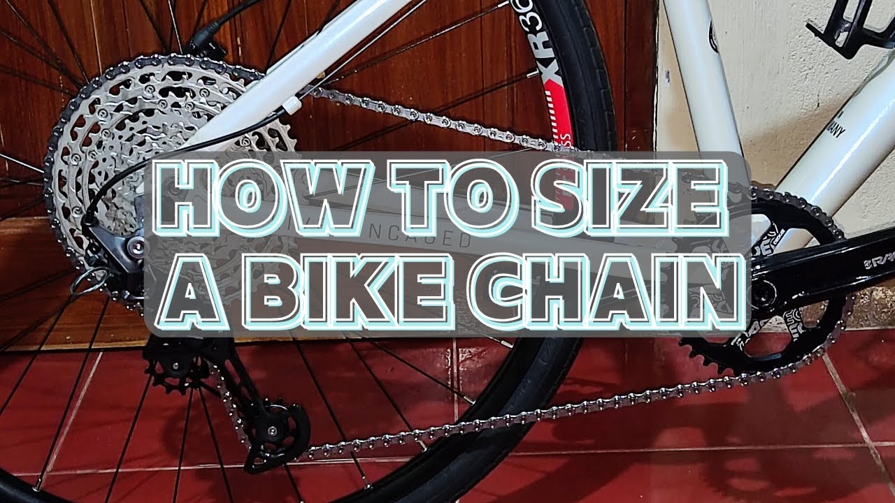 EASY WAY TO SIZE YOUR BICYCLE CHAIN ! 1x12 SPEED | THE 5 O&deg;CLOCK WAY