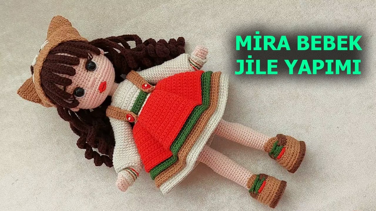 Mira Bebek Jile  Yapımı (English subtitle) (crochet amigurumi tutorial)