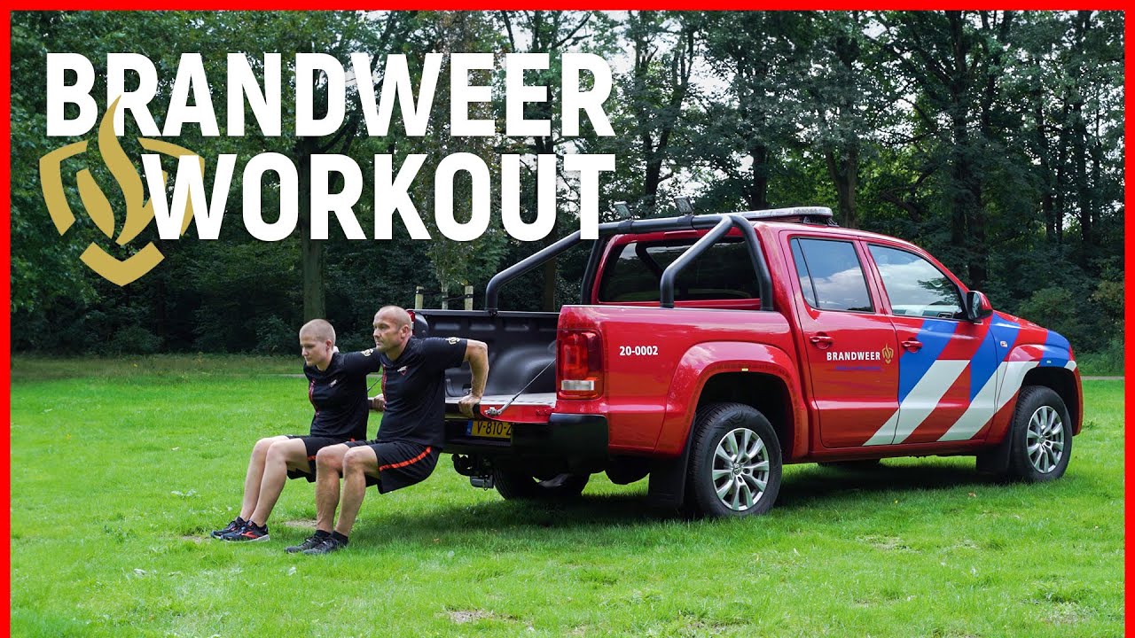 Sporten met de brandweer: 20 minuten full body workout | Brandweervloggers Rick & Richard | VLOG#50