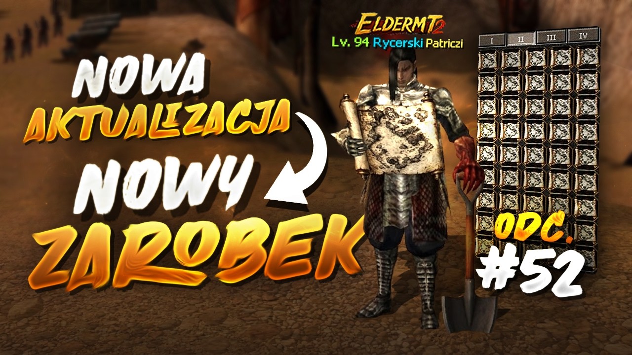 Metin2 - Droga do Hwang #52 | NOWY ZAROBEK! Biegamy z Łopatą! [ElderMT2]