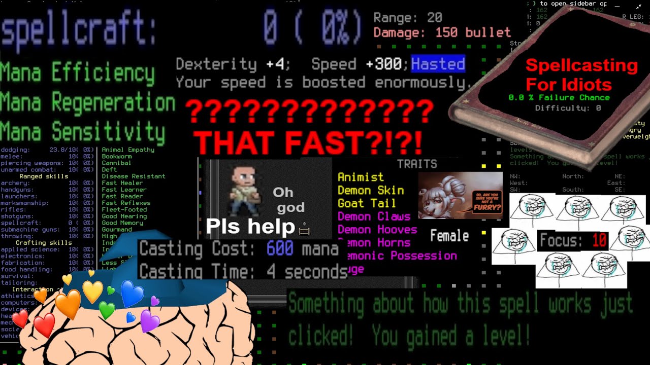 CDDA: Magiclysm - How to spellcasting & spells