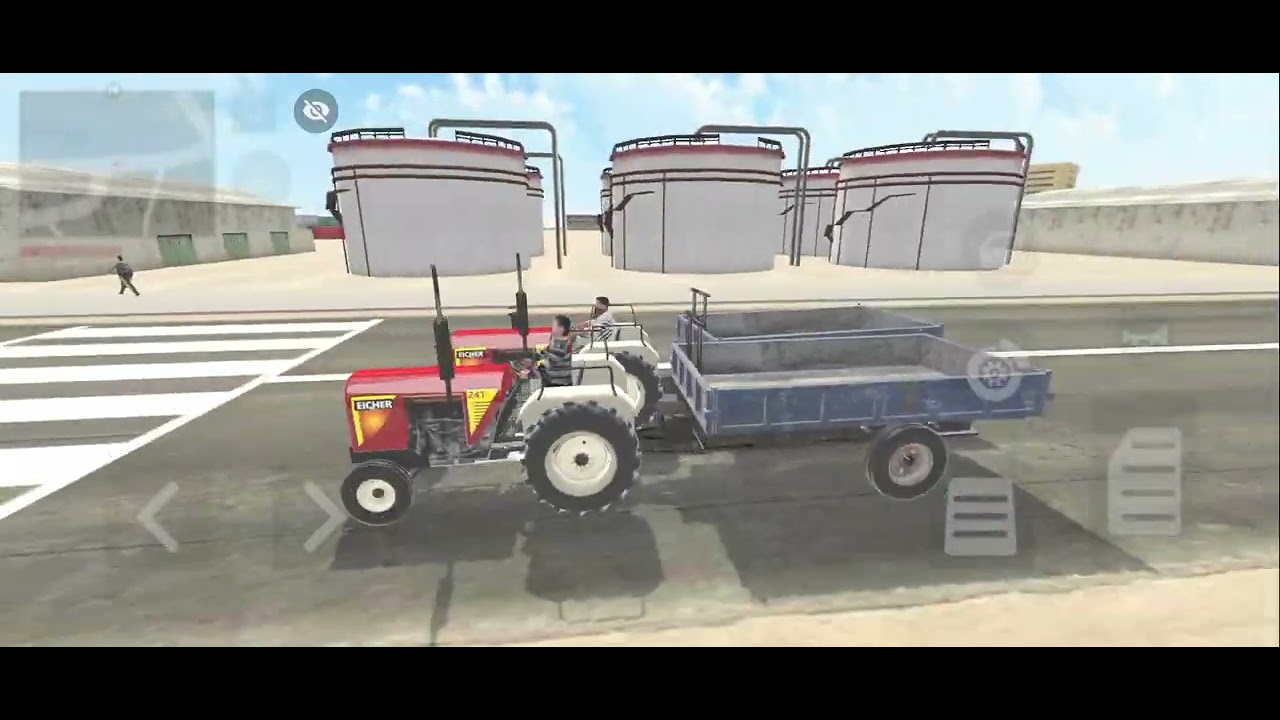 NEW gta 5 gaming and full modifications car and trector stunt...#viral #gaming ...