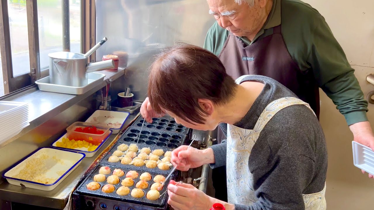 Такояки с историей 60 лет! Особенность — с маринованной редькой #japanesefood