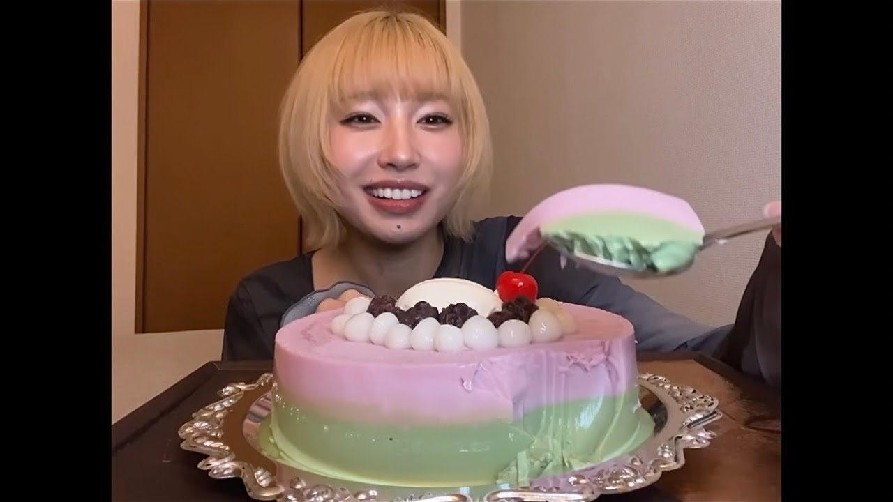 【さくら×抹茶の和スイーツ】ASMR I Mukbang 🌸🍵