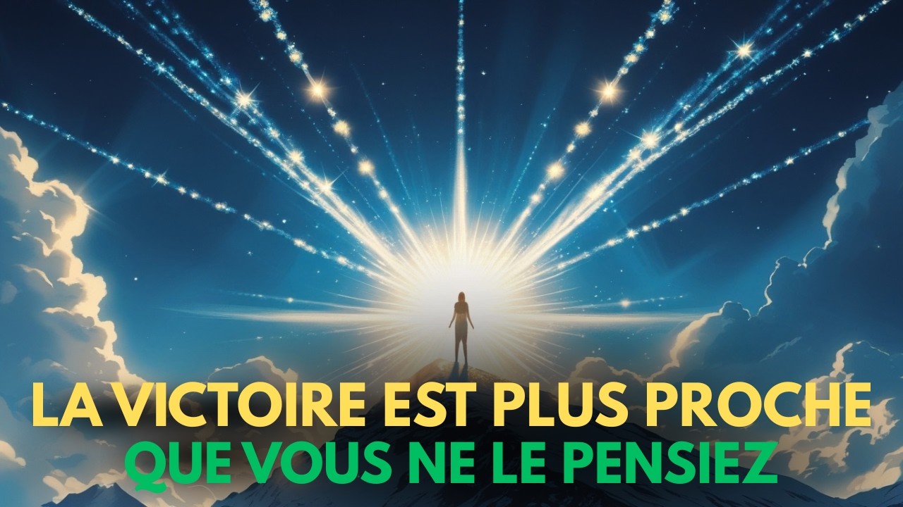 Votre miracle est en marche. Quelque chose se brise ! Votre histoire se terminera par une victoire.