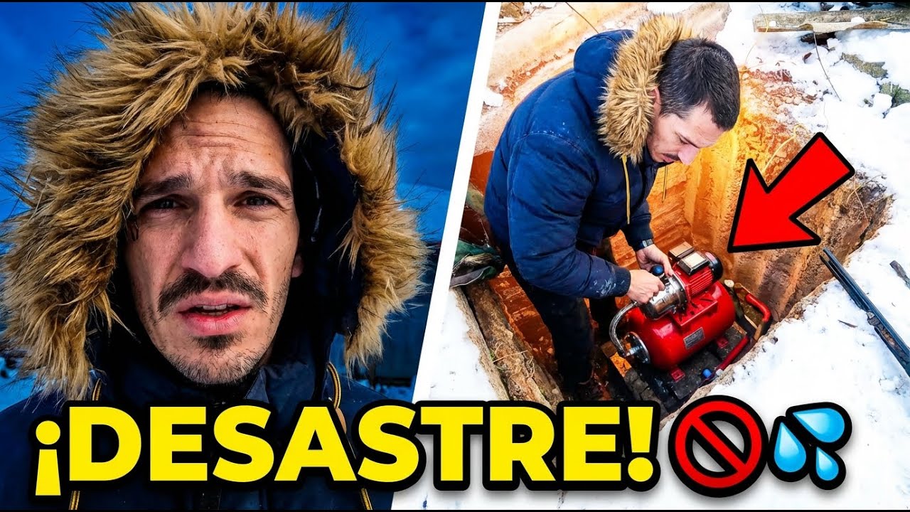 ¡SOCORRO! Se rompió la bomba de agua a -20°C ❄️🚫💧 (Sin agua en casa)