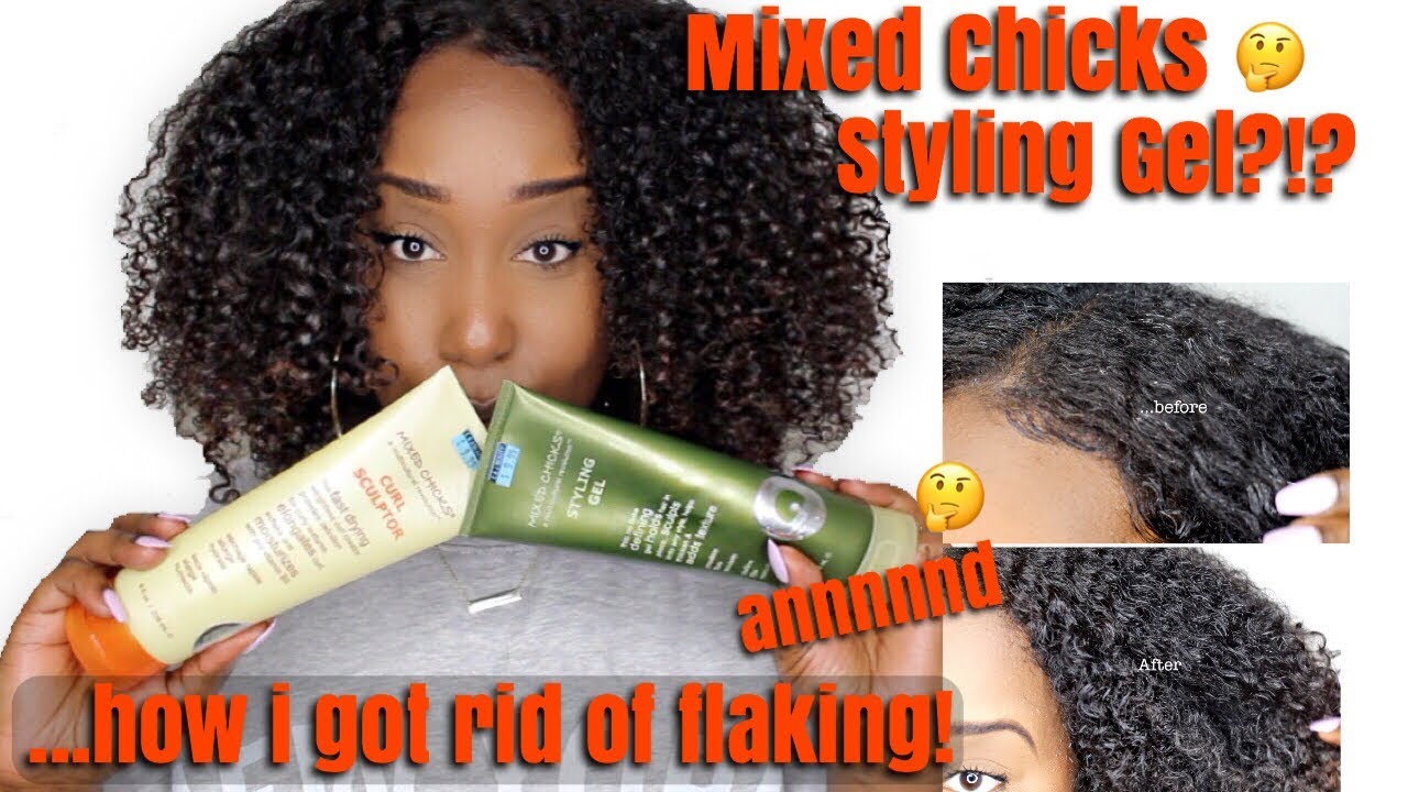 MIXED CHICKS STYLING GEL?!!? | IT FLAKED...BUT I GOT RID OF IT!!!! WHEW!!!